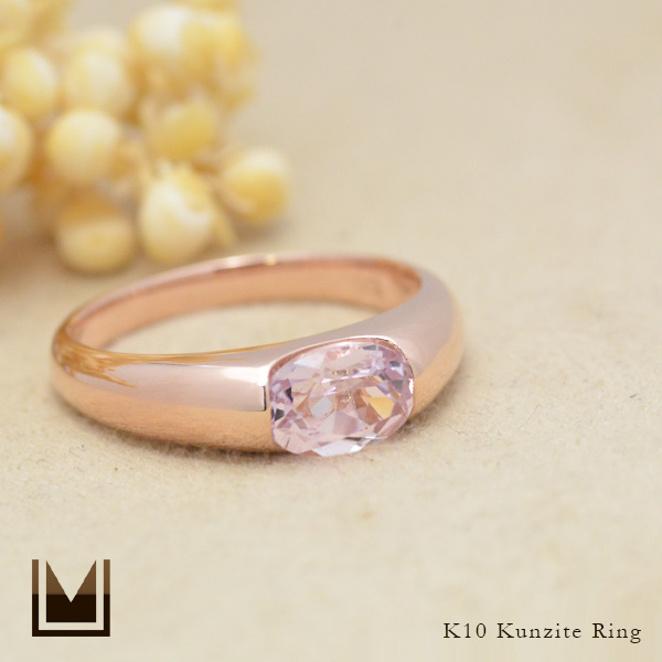K10 クンツァイト リング 「aerino」[商品番号:KK0512] | umu -アム- FINE JEWELRY STUIDIO