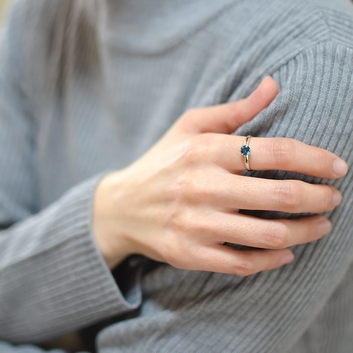 umu -アム- FINE JEWELRY STUIDIOK10 ロンドンブルートパーズ リングkk0524_i3.jpg