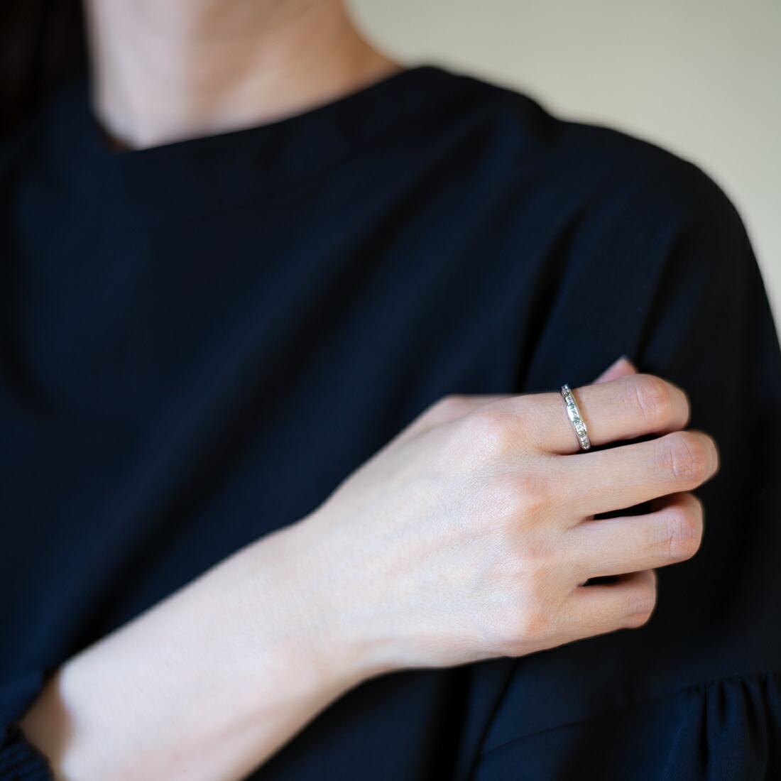 umu -アム- FINE JEWELRY STUIDIOグリーンサファイア ホワイトサファイア リングkk0541_i3.jpg