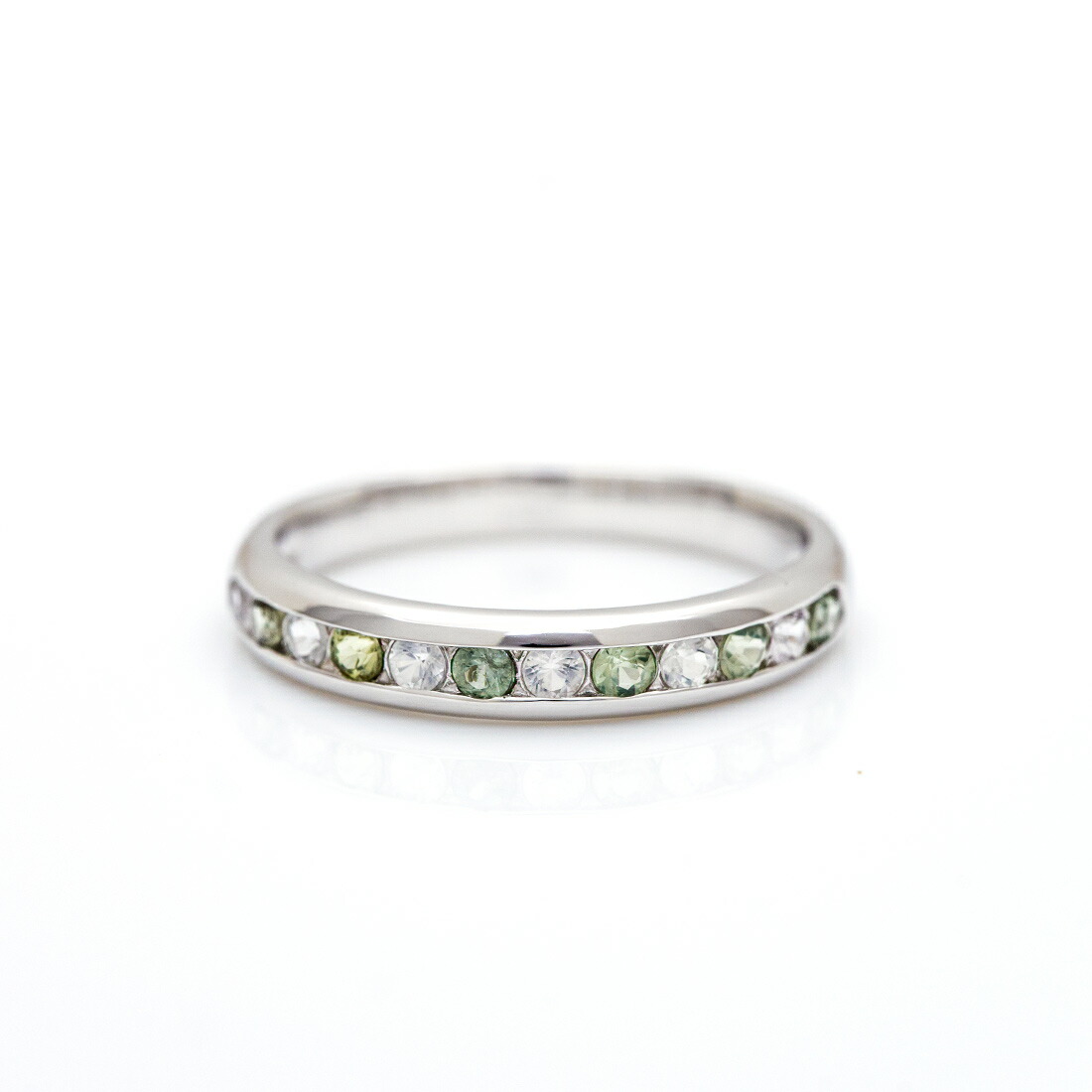 umu -アム- FINE JEWELRY STUIDIOグリーンサファイア ホワイトサファイア リングkk0541_m.jpg
