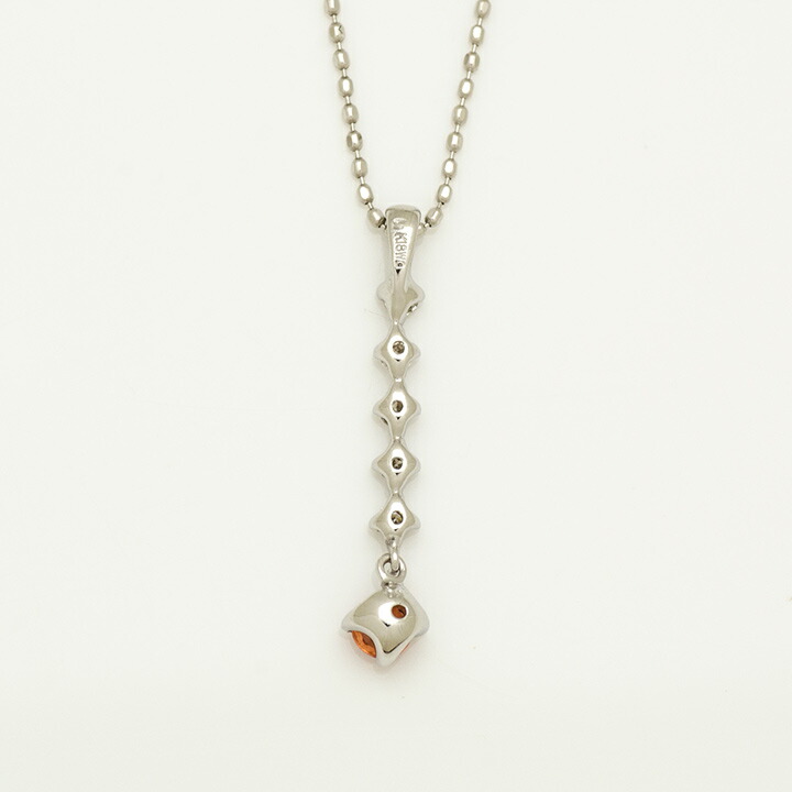 umu -アム- FINE JEWELRY STUIDIOオレンジサファイア ダイヤモンド ペンダントkk0554_u2.jpg