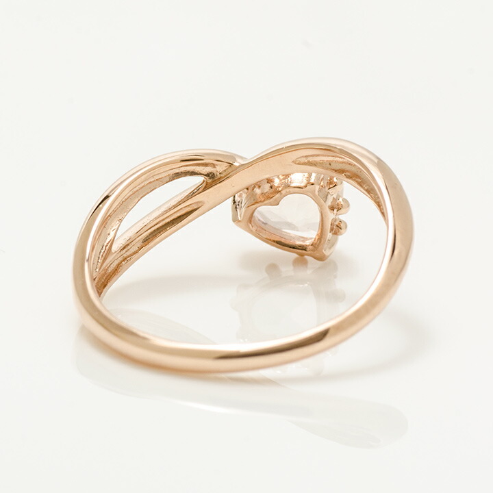 umu -アム- FINE JEWELRY STUIDIOローズクォーツ ハート リングkk0560_u.jpg