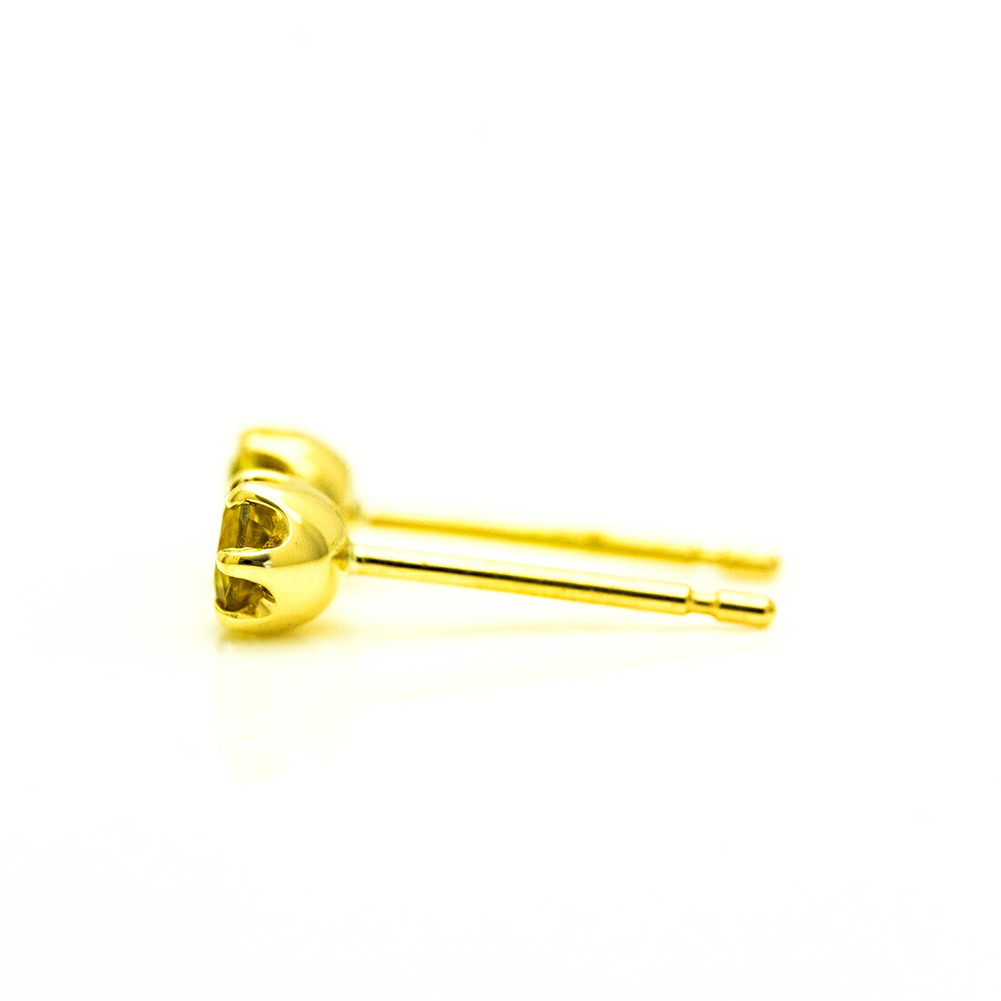 umu -アム- FINE JEWELRY STUIDIOカナリートルマリン スタッドピアスkk0563_y.jpg