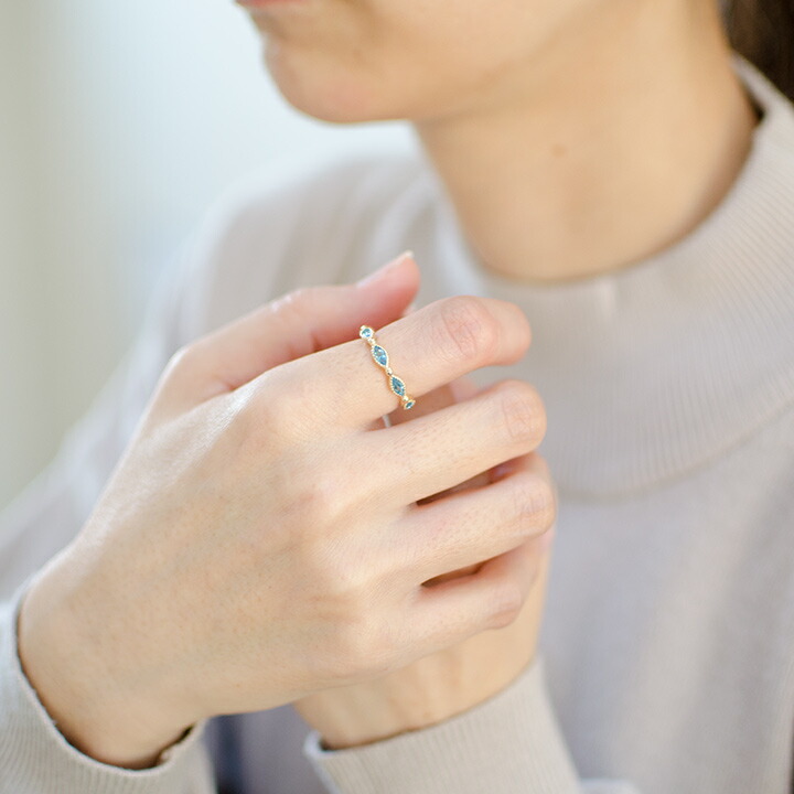 umu -アム- FINE JEWELRY STUIDIOブルートパーズ シトリン リングkk0570_i2.jpg