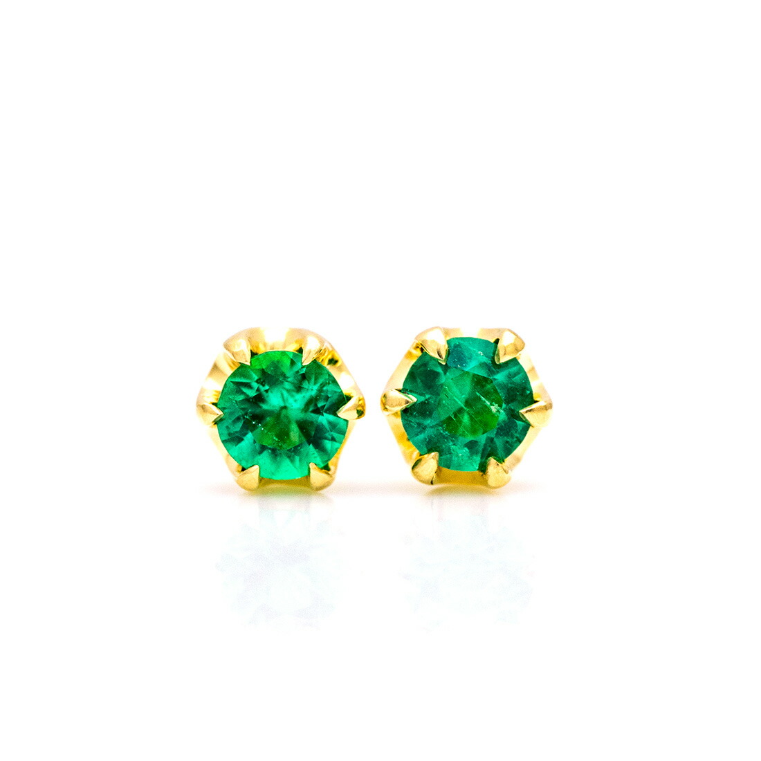 umu -アム- FINE JEWELRY STUIDIOエメラルド スタッドピアスkk0598_m.jpg