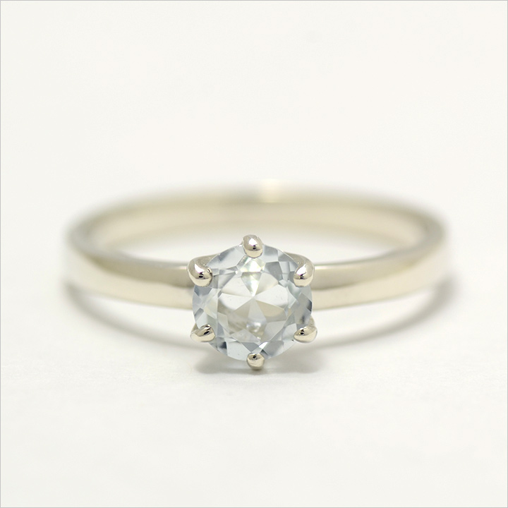 umu -アム- FINE JEWELRY STUIDIOK10 ホワイトトパーズ リングkk0612_m.jpg