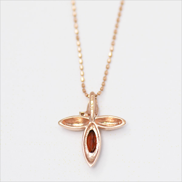 umu -アム- FINE JEWELRY STUIDIOK10 ガーネット ダイヤモンド ペンダントkk0614_u.jpg