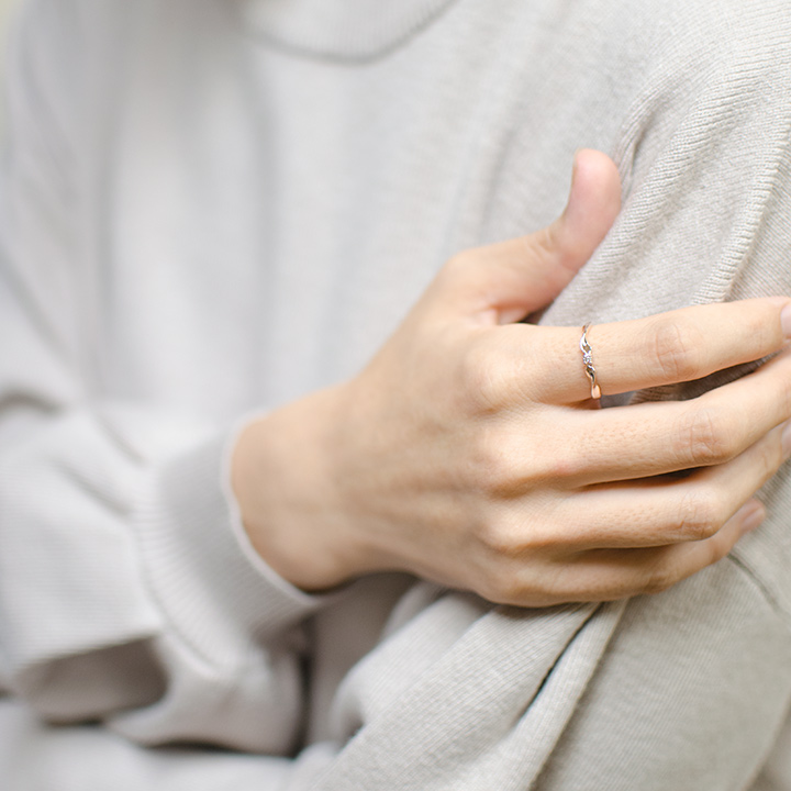 umu -アム- FINE JEWELRY STUIDIOブラウンダイヤモンド リング 「ondina」kk0652_i3.jpg