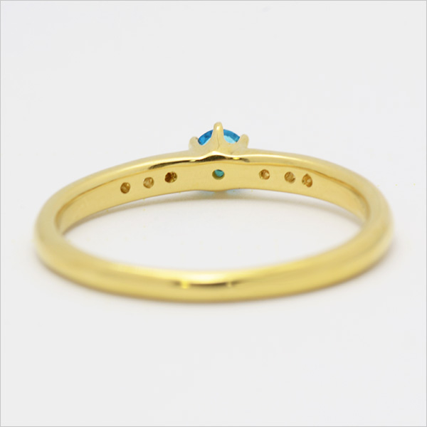 umu -アム- FINE JEWELRY STUIDIOK18 ネオンブルーアパタイト ダイヤモンド リングkk0661_u.jpg