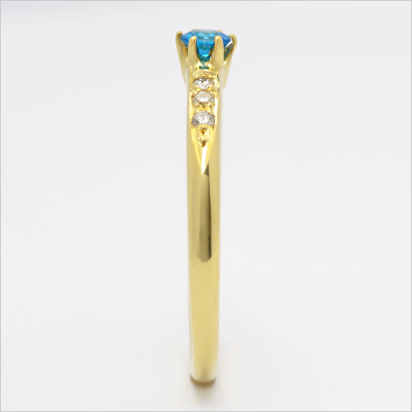 umu -アム- FINE JEWELRY STUIDIOK18 ネオンブルーアパタイト ダイヤモンド リングkk0661_y.jpg