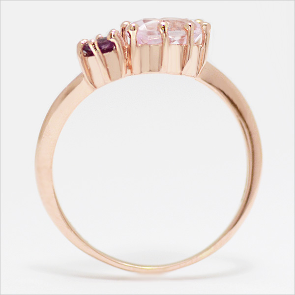 umu -アム- FINE JEWELRY STUIDIOK10 クンツァイト ロードライトガーネット リングkk0680_s.jpg