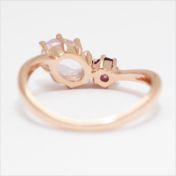 umu -アム- FINE JEWELRY STUIDIOK10 クンツァイト ロードライトガーネット リングkk0680_u.jpg