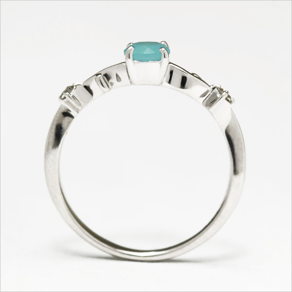 umu -アム- FINE JEWELRY STUIDIOシーブルーカルセドニー ダイヤモンド リングkk0704_s.jpg