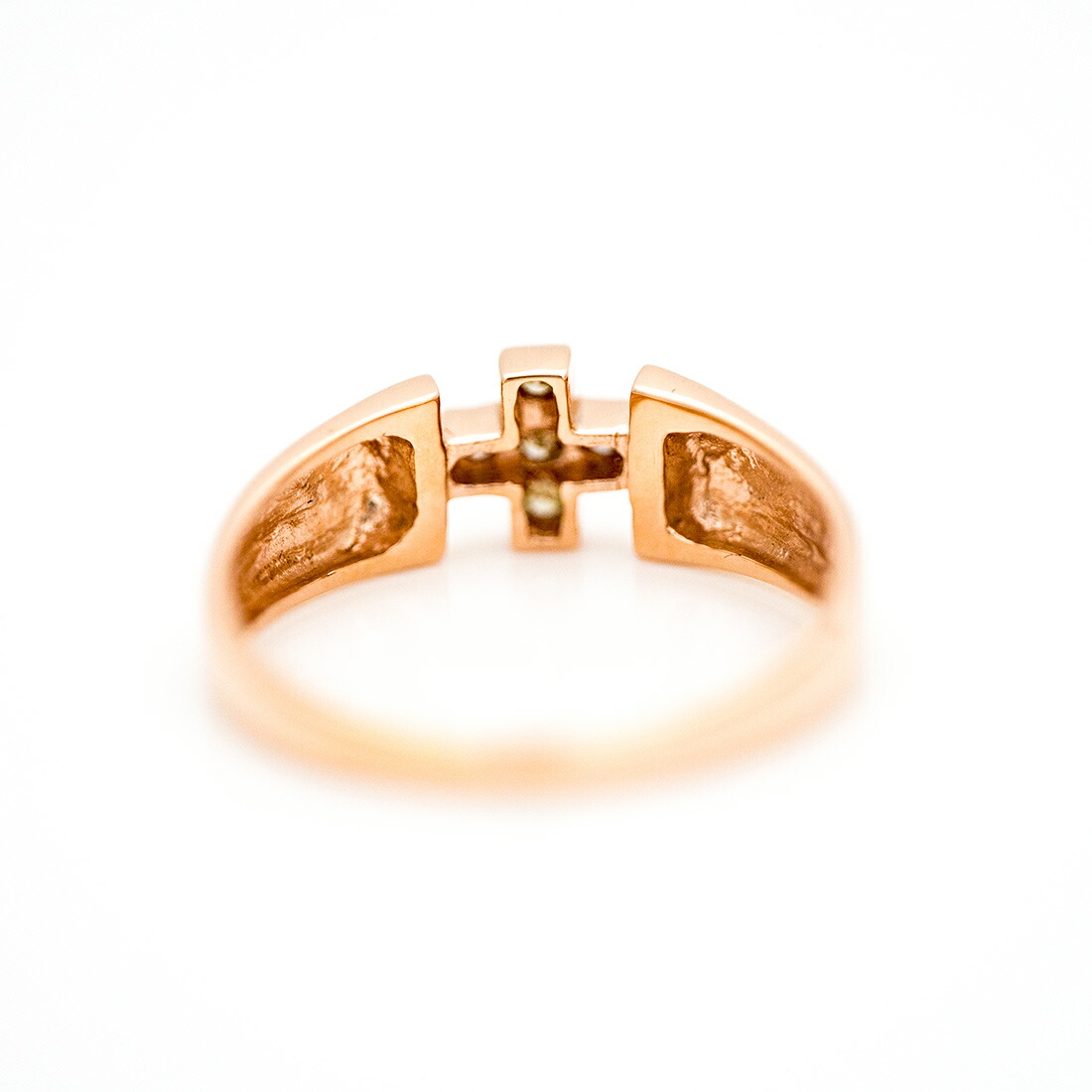 umu -アム- FINE JEWELRY STUIDIOブラウンダイヤモンド クロスモチーフ リングkk0724_u.jpg