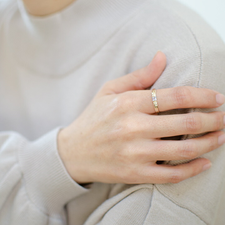 umu -アム- FINE JEWELRY STUIDIOタンザナイト ダイヤモンド リングkk0725_i3.jpg