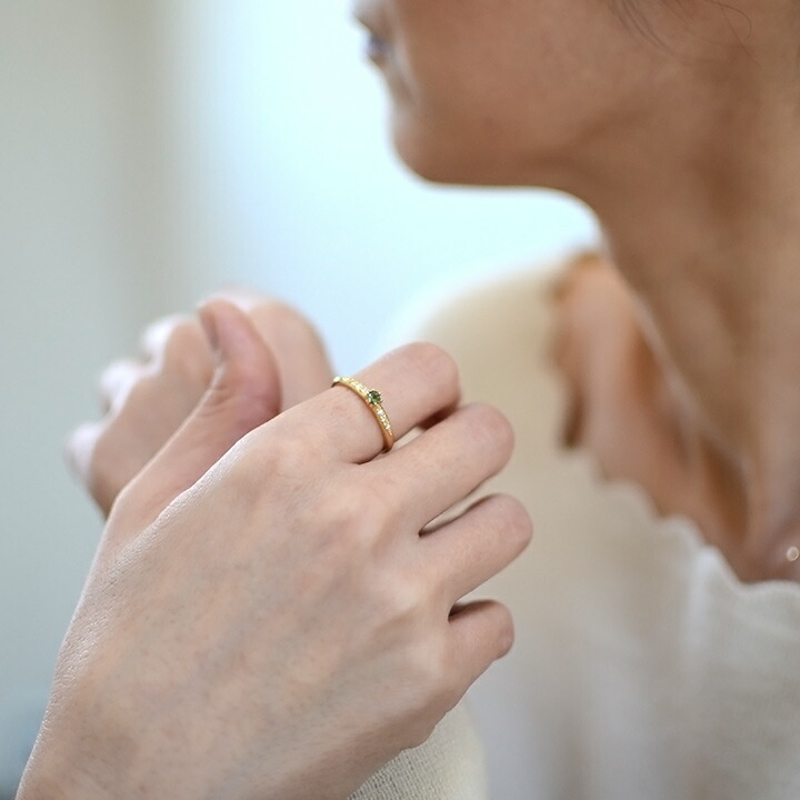 umu -アム- FINE JEWELRY STUIDIOモルダバイト ダイヤモンド リングimgrc0077064918.jpg