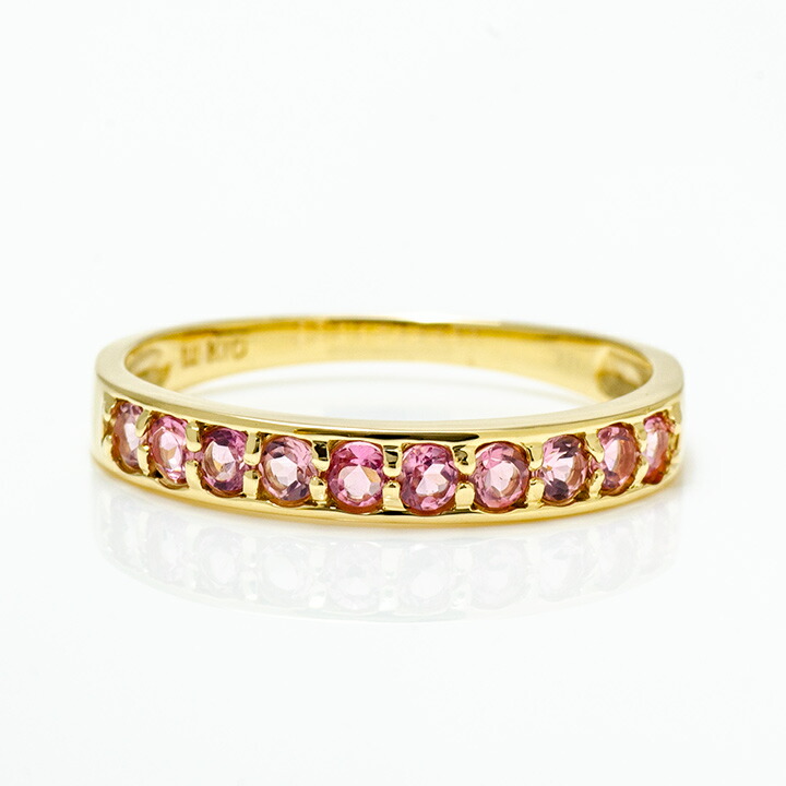 umu -アム- FINE JEWELRY STUIDIOピンクトルマリン エタニティリングkk0762_m.jpg