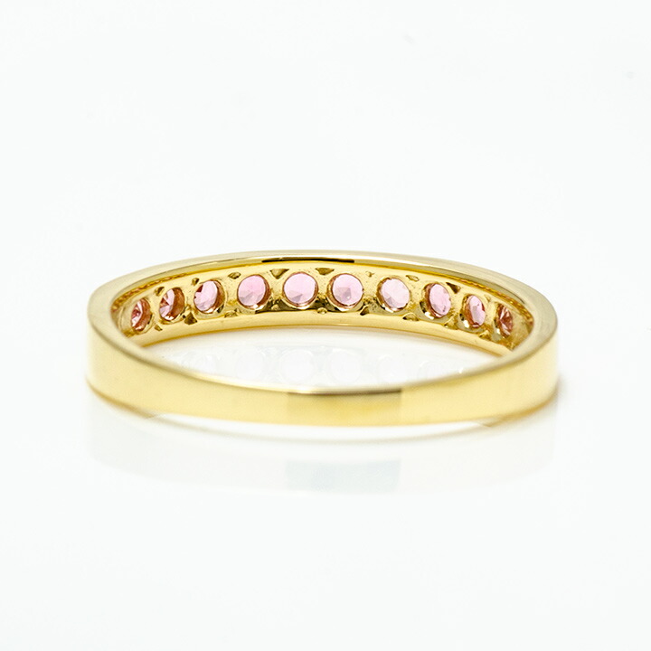 umu -アム- FINE JEWELRY STUIDIOピンクトルマリン エタニティリングkk0762_u.jpg