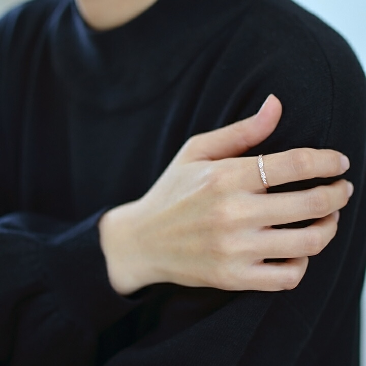 umu -アム- FINE JEWELRY STUIDIOキュービックジルコニア エタニティリングimgrc0078604249.jpg