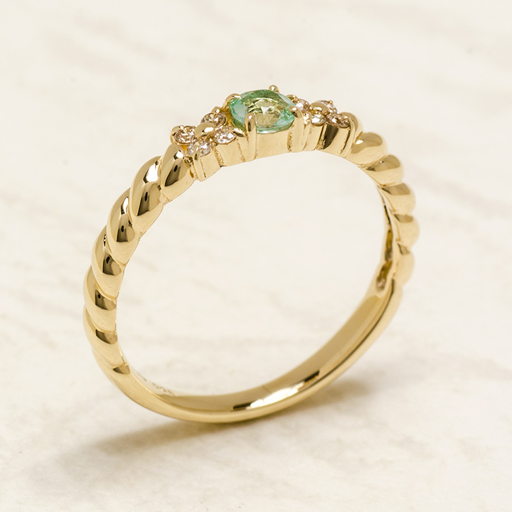 umu -アム- FINE JEWELRY STUIDIOグリーンベリル ダイヤモンド リングkk0777_kanban2.jpg