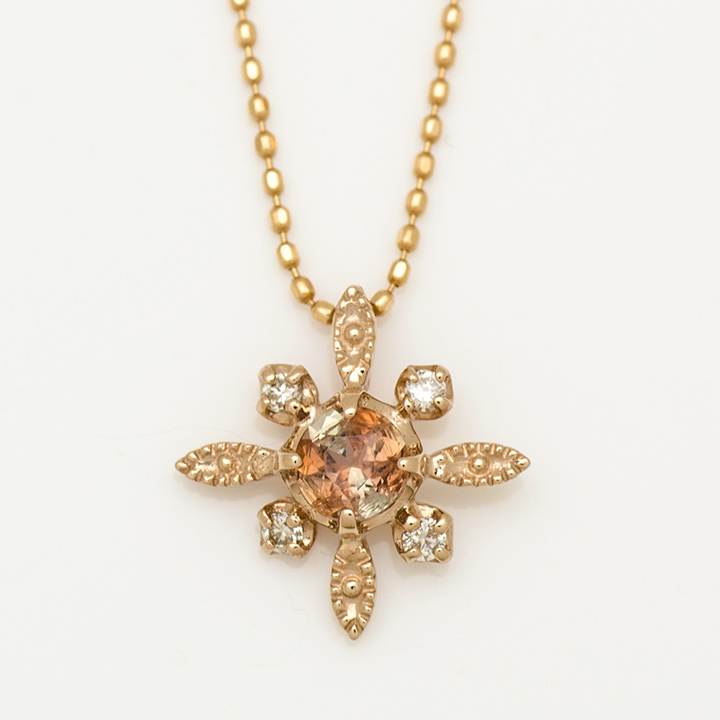 umu -アム- FINE JEWELRY STUIDIOK18 アンダルサイト ダイヤモンド ペンダントトップ 「solare」kk0785_m.jpg