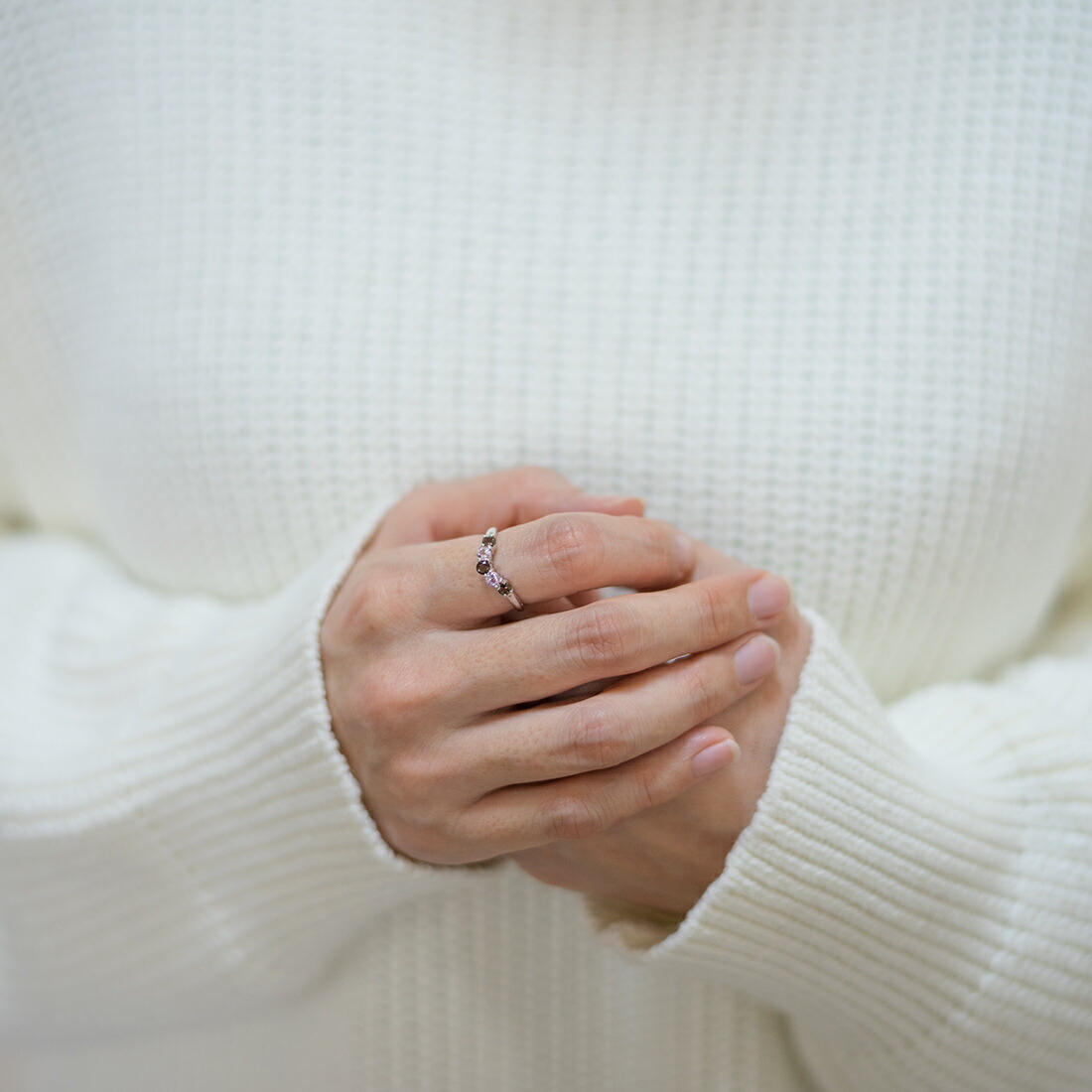 umu -アム- FINE JEWELRY STUIDIOスモーキークォーツ ピンクトパーズ リングkk0792_i2.jpg