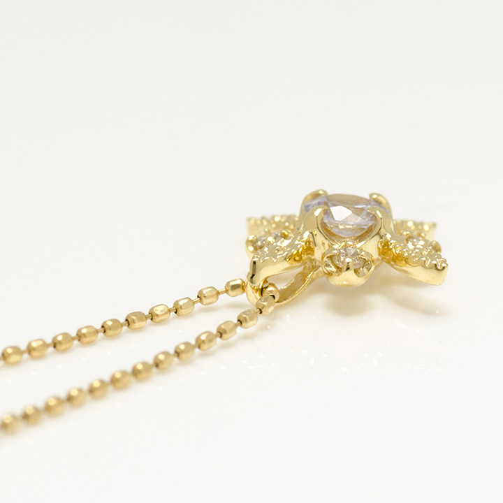 umu -アム- FINE JEWELRY STUIDIOK18 ホワイトサファイア ダイヤモンド ペンダントトップ 「solare」kk0797_s.jpg