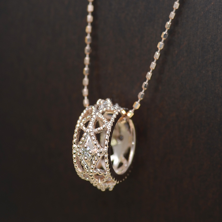 umu -アム- FINE JEWELRY STUIDIOK10 ブラウンダイヤモンド ペンダントトップ 「cortile」kk0807_kanban2.jpg