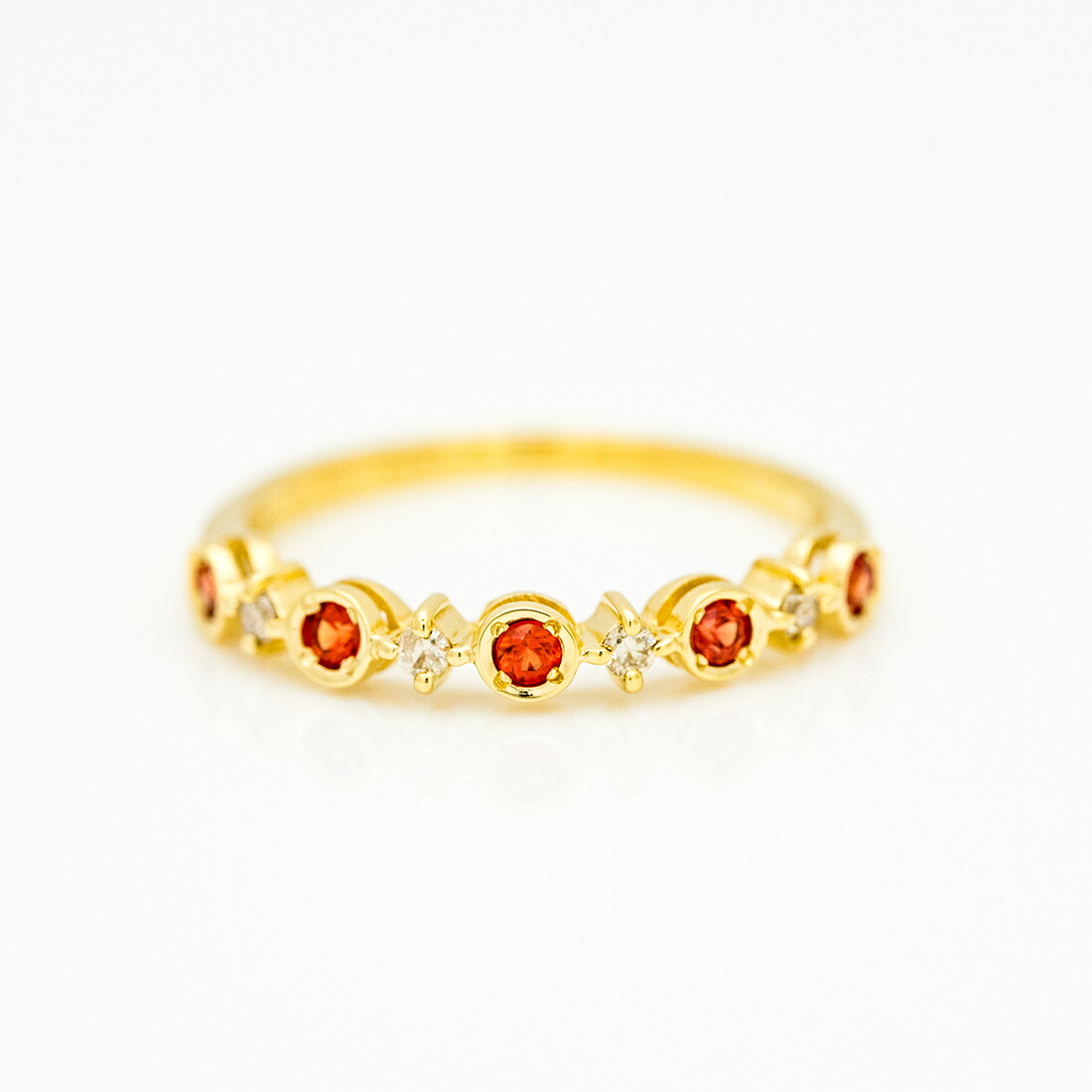 umu -アム- FINE JEWELRY STUIDIOレッドサファイア ダイヤモンド リングkk0815_m.jpg