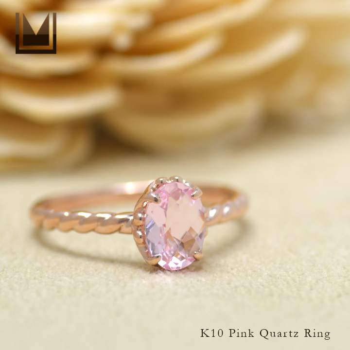 umu -アム- FINE JEWELRY STUIDIOピンククォーツ リング 「fresco」kk0821_1.jpg