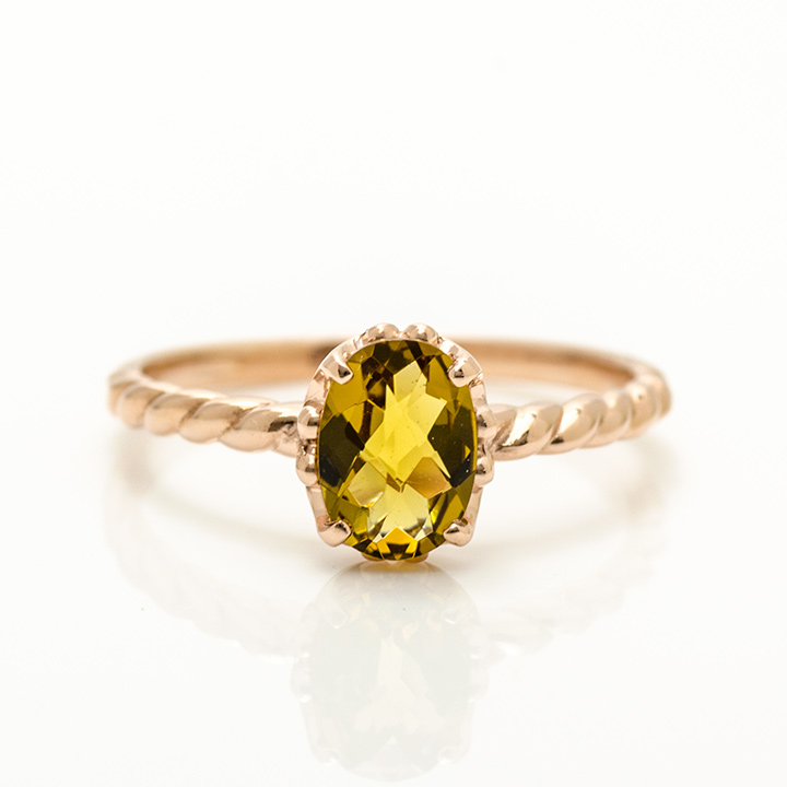 umu -アム- FINE JEWELRY STUIDIOスモーキーイエロークォーツ リング 「fresco」kk0823_m.jpg