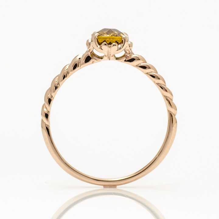 umu -アム- FINE JEWELRY STUIDIOスモーキーイエロークォーツ リング 「fresco」kk0823_s.jpg