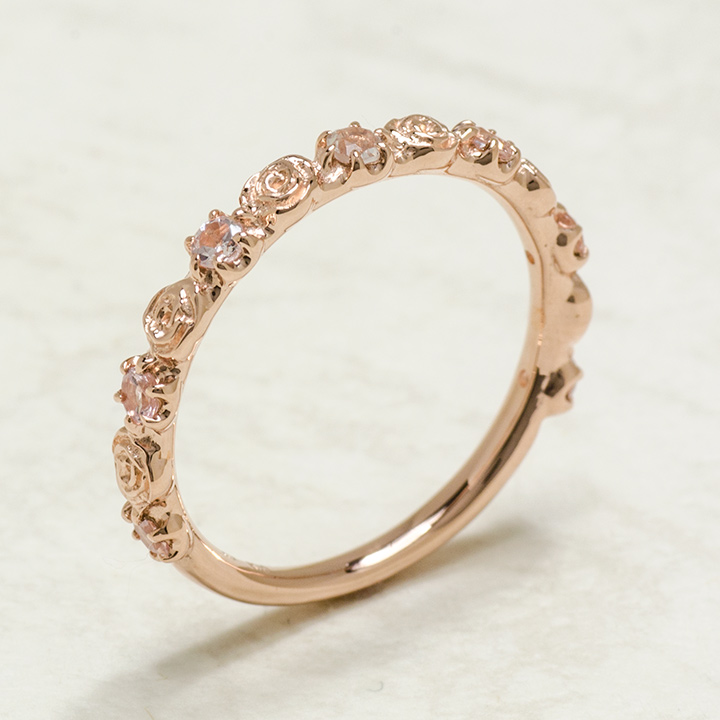umu -アム- FINE JEWELRY STUIDIOK10 モルガナイト バラモチーフ リング 「rosa」kk0828_kanban2.jpg
