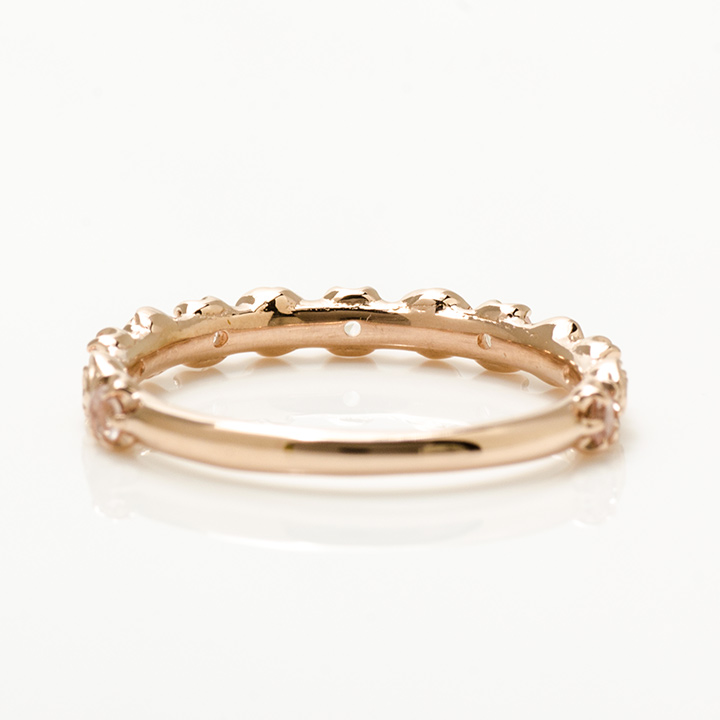umu -アム- FINE JEWELRY STUIDIOK10 モルガナイト バラモチーフ リング 「rosa」kk0828_u.jpg