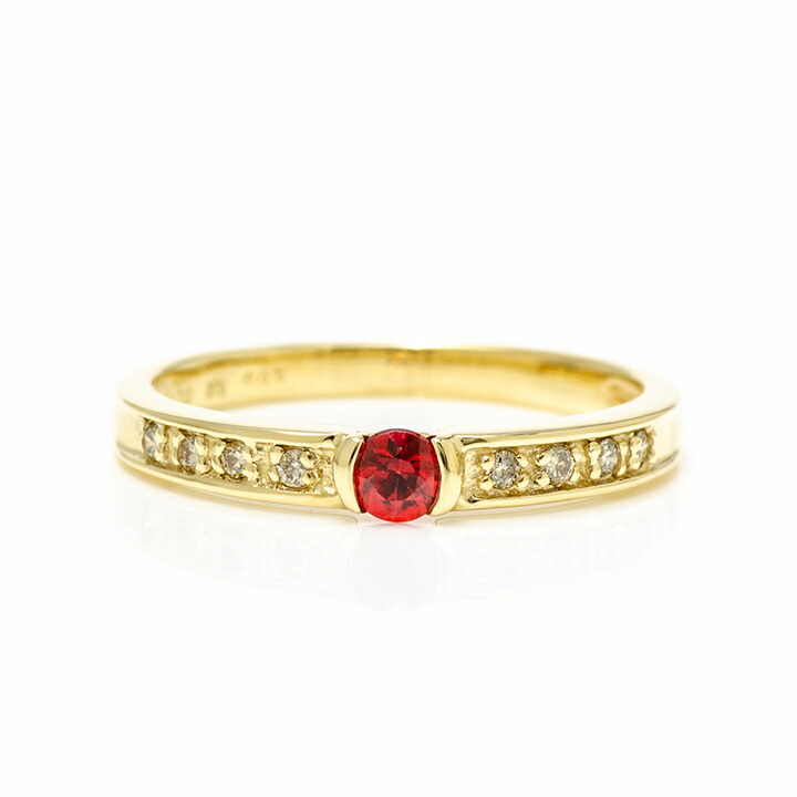 umu -アム- FINE JEWELRY STUIDIOレッドサファイア ダイヤモンド リングkk0829_m.jpg