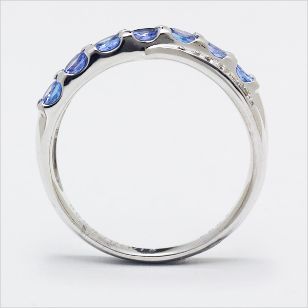 umu -アム- FINE JEWELRY STUIDIOロンドンブルートパーズ ダイヤモンド リングkk0834_s.jpg