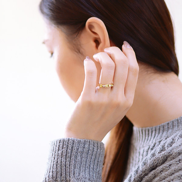 umu -アム- FINE JEWELRY STUIDIOレモンクォーツ ダイヤモンド リング 「lucente」kk0859_i2.jpg