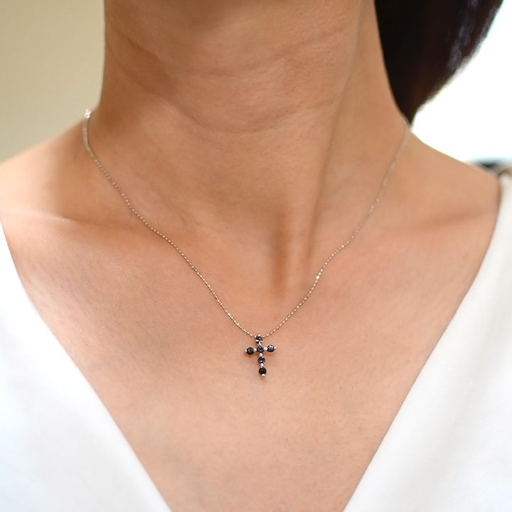 umu -アム- FINE JEWELRY STUIDIOK10 カラーチェンジガーネット クロス ペンダントトップkk0875_i2.jpg