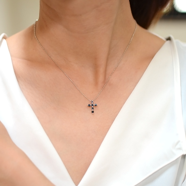 umu -アム- FINE JEWELRY STUIDIOK10 カラーチェンジガーネット クロス ペンダントトップkk0875_i3.jpg