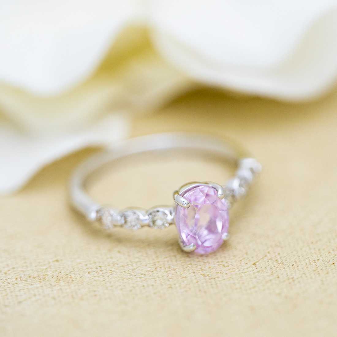 umu -アム- FINE JEWELRY STUIDIOK10 クンツァイト ダイヤモンド リングkk0914_1.jpg