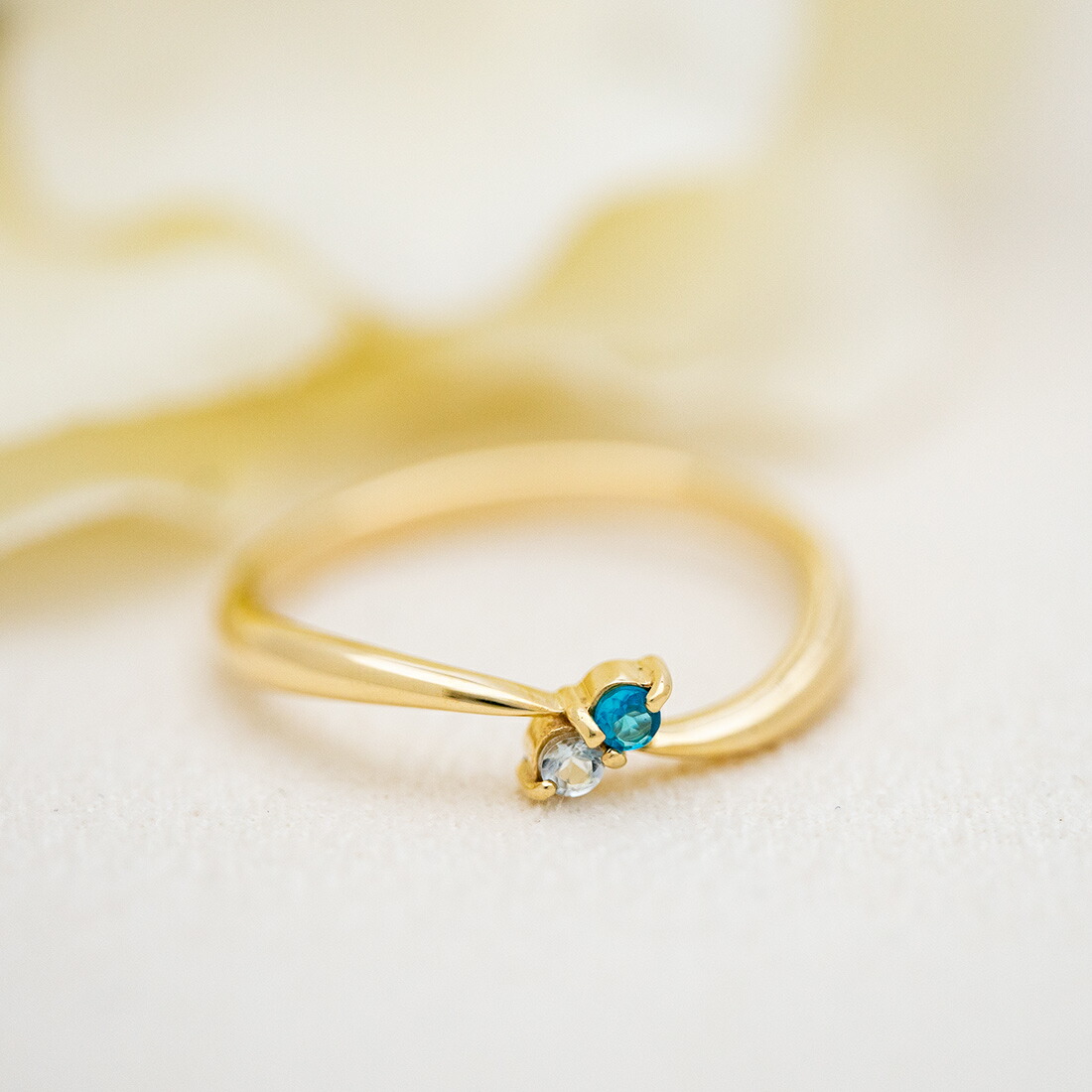 umu -アム- FINE JEWELRY STUIDIOネオンブルーアパタイト アクアマリン リングkk0933_1.jpg