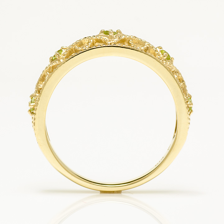 umu -アム- FINE JEWELRY STUIDIOK10 ペリドット リング 「cortile」kk0940_s.jpg