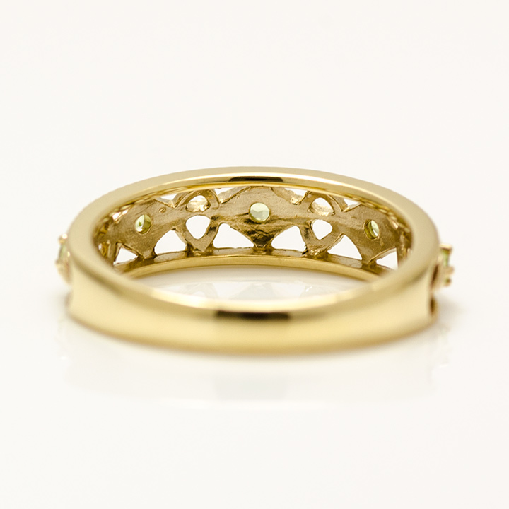 umu -アム- FINE JEWELRY STUIDIOK10 ペリドット リング 「cortile」kk0940_u.jpg