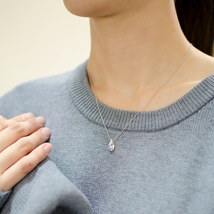 umu -アム- FINE JEWELRY STUIDIOサンタマリアアクアマリン ダイヤモンド ペンダントトップkk0951_i3.jpg