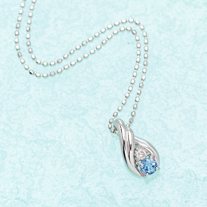 umu -アム- FINE JEWELRY STUIDIOサンタマリアアクアマリン ダイヤモンド ペンダントトップkk0951_kanban2.jpg