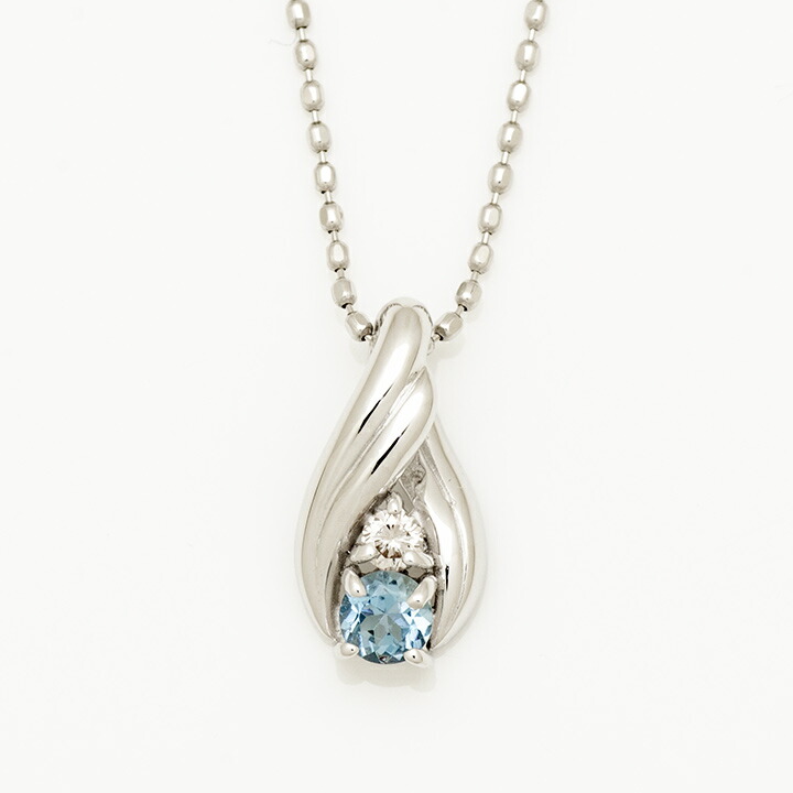 umu -アム- FINE JEWELRY STUIDIOサンタマリアアクアマリン ダイヤモンド ペンダントトップkk0951_m.jpg