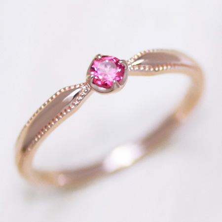umu -アム- FINE JEWELRY STUIDIOK10 ピンクスピネル リング 「nastro」kk0975_kanban2.jpg