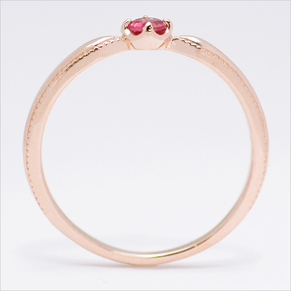 umu -アム- FINE JEWELRY STUIDIOK10 ピンクスピネル リング 「nastro」kk0975_s.jpg