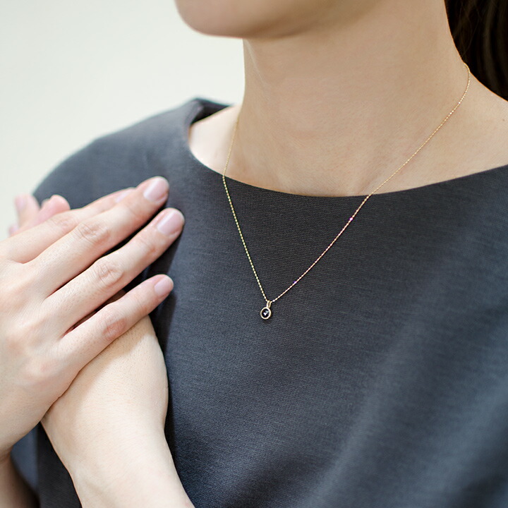 umu -アム- FINE JEWELRY STUIDIOブラックガーネット ペンダント 「epica」kk0985_i3.jpg