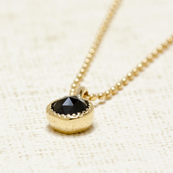 umu -アム- FINE JEWELRY STUIDIOブラックガーネット ペンダント 「epica」kk0985_kanban2.jpg